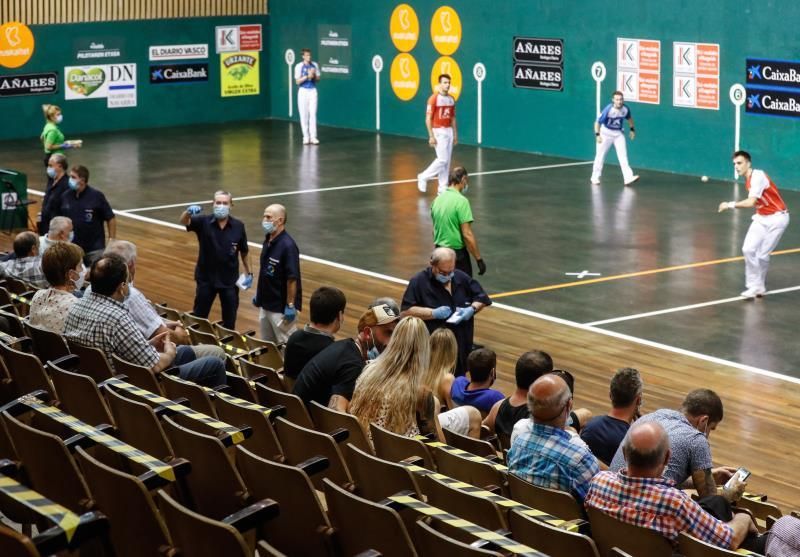 El Tribunal Superior vasco ordena suspender la final del parejas de pelota a mano