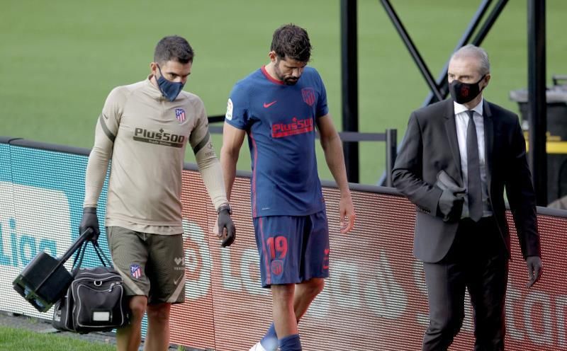 Diego Costa sufre una lesión muscular y es baja contra Bayern y Betis