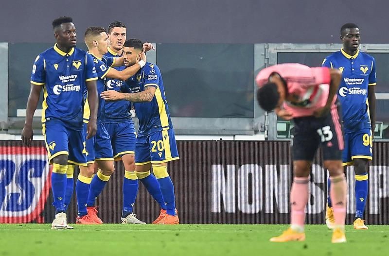La Juventus se estrella contra el muro del Verona antes del Barça (1-1)