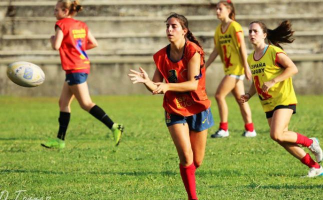 La estudiante de la UPO Blanca Ruiz Cabrero, convocada por la selección nacional de rugby 7