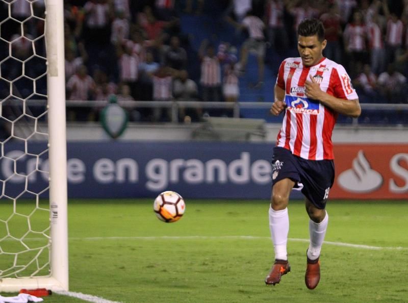 0-1. Teo Gutiérrez se viste de héroe en la victoria de Junior ante el Plaza Colonia