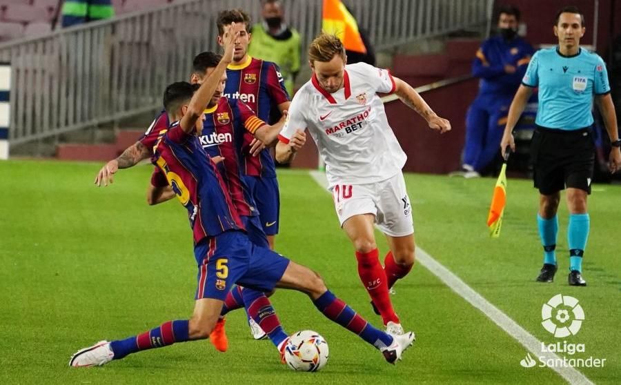 Rakitic responde a Setién: "A Messi hay que cuidarlo de una manera especial"