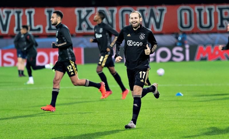 Seis jugadores del Ajax podrán jugar en Dinamarca tras falsos positivos