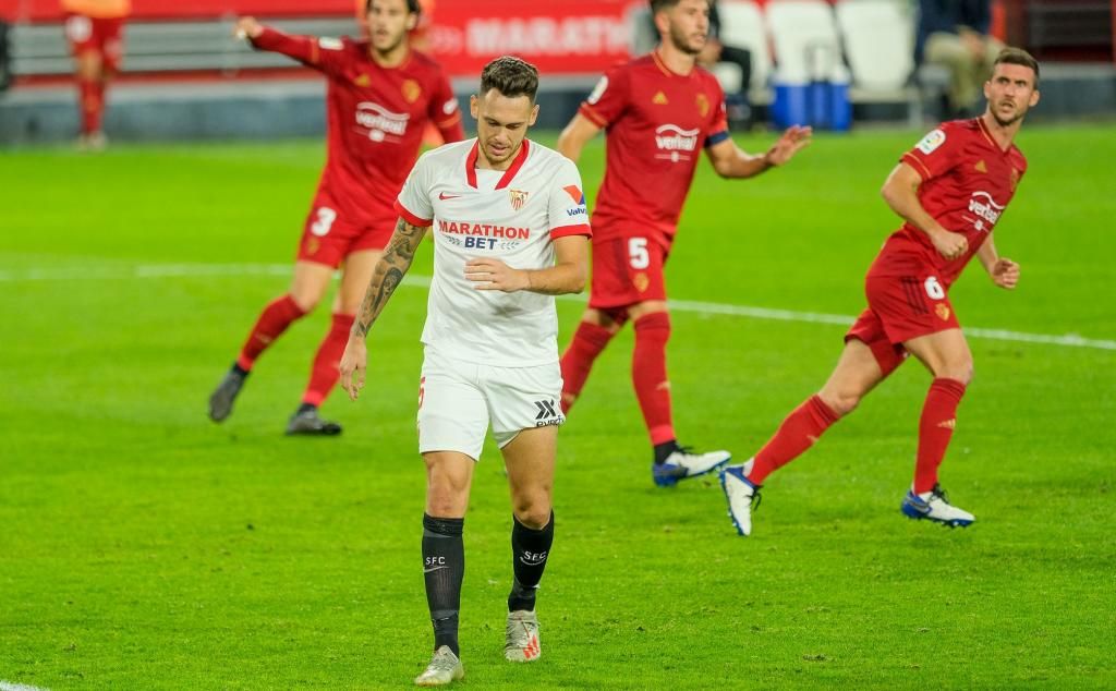 El gesto de capitán de Rakitic en el penalti de Ocampos