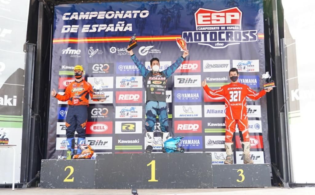 Raúl Álvarez se proclama tetracampeón de España de Motocross en MX3