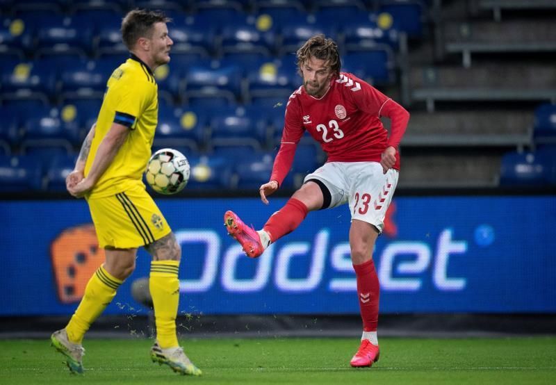 2-0. Dinamarca se lleva un duelo escandinavo descafeinado por el coronavirus