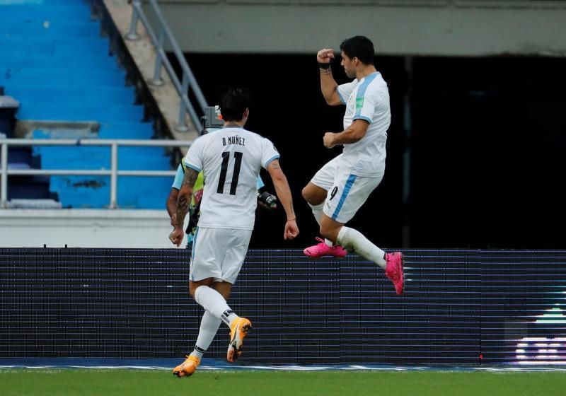 0-3. Uruguay anula a Colombia y gana en Barranquilla por primera vez