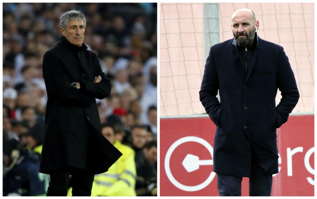 Setién y Monchi, unidos por el fútbol y la solidaridad