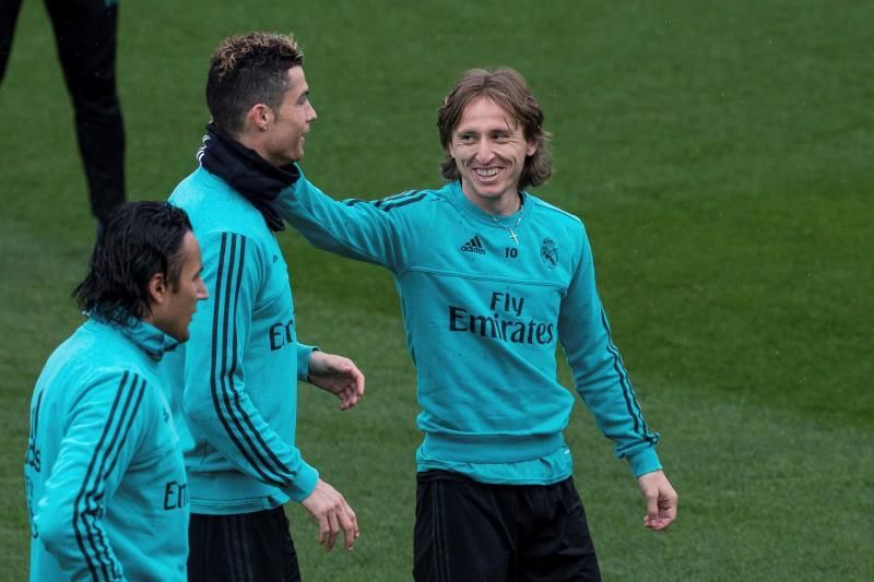 Modric y Ronaldo recuerdan sus buenos tiempos en el Real Madrid