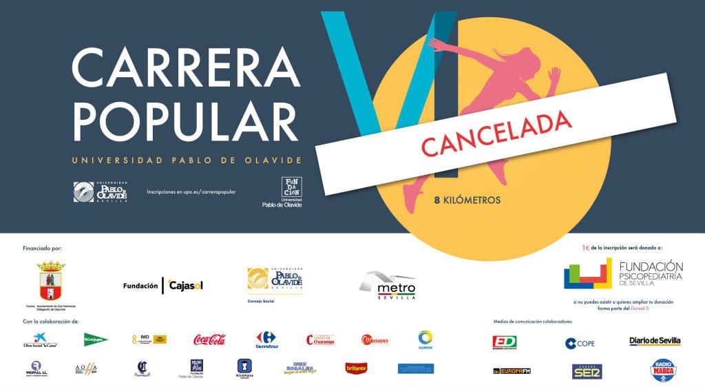 La Universidad Pablo de Olavide cancela su VI Carrera Popular