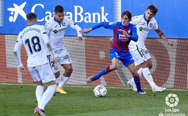 Bryan Gil, que brilló en el Eibar-Getafe, continúa haciendo méritos