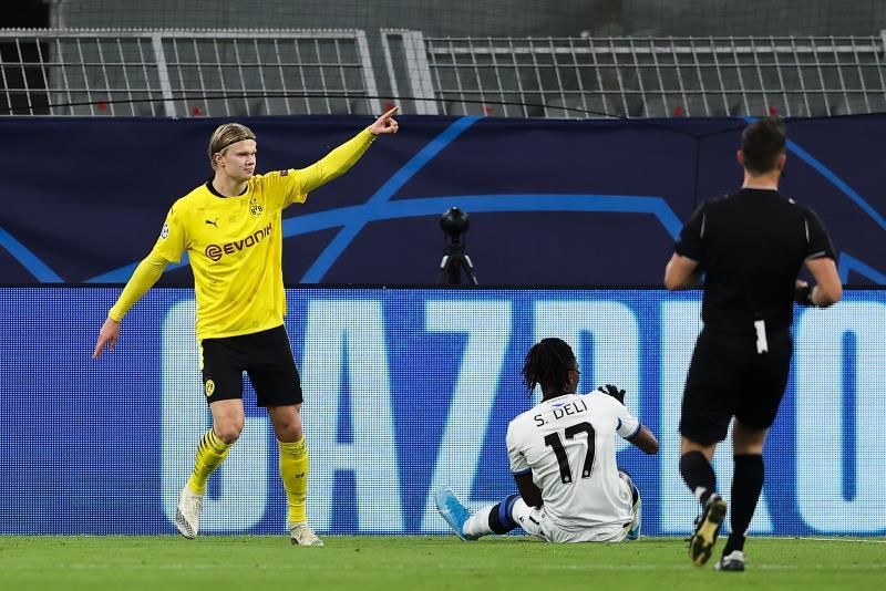 3-0. Haaland y Sancho ponen al Dortmund casi en octavos