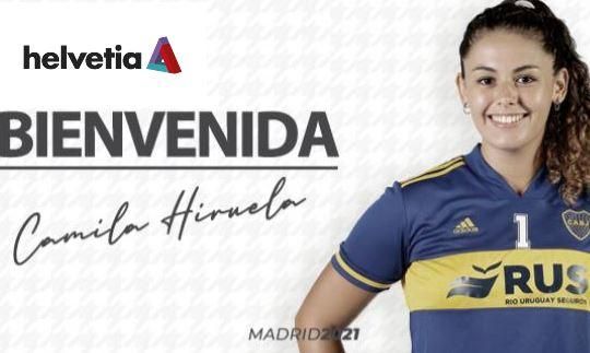 El Madrid Chamberí incorpora a la receptora argentina Camila Hiruela