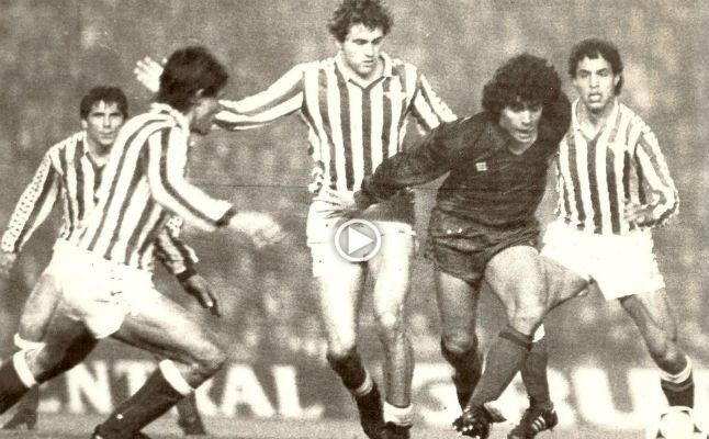 Las condolencias del Betis y el día que Maradona se decantó por su afición