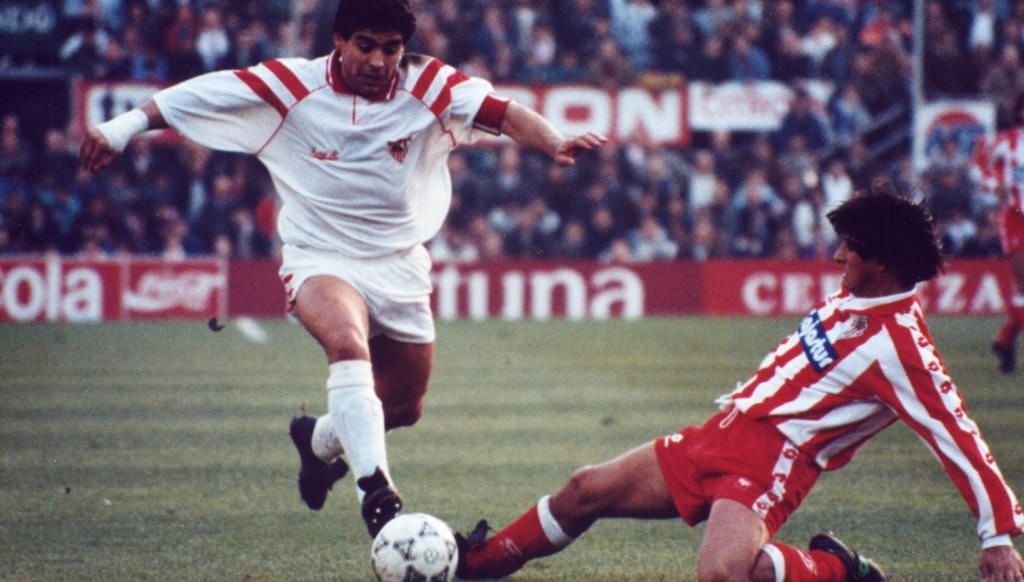 Pineda, Prieto, Unzué, Martagón y sus anécdotas con Maradona en el Sevilla FC