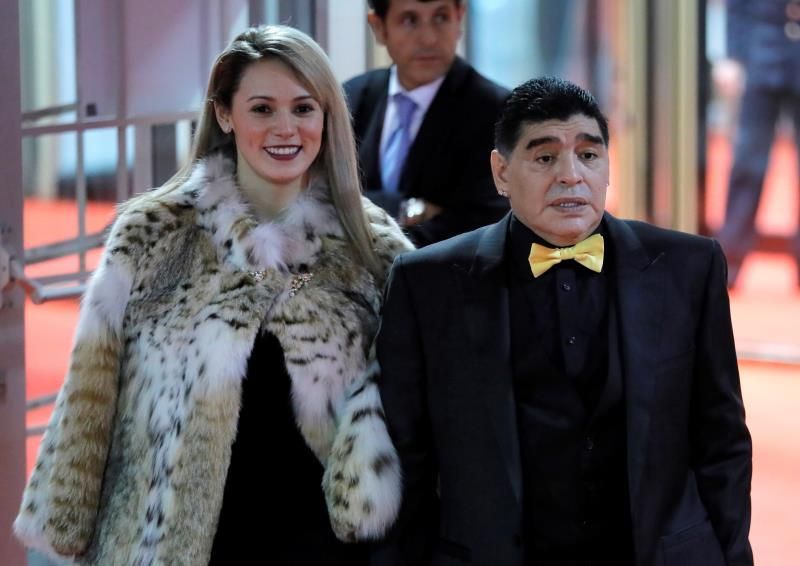 La última exnovia de Maradona dice que rememora "los recuerdos lindos" con él