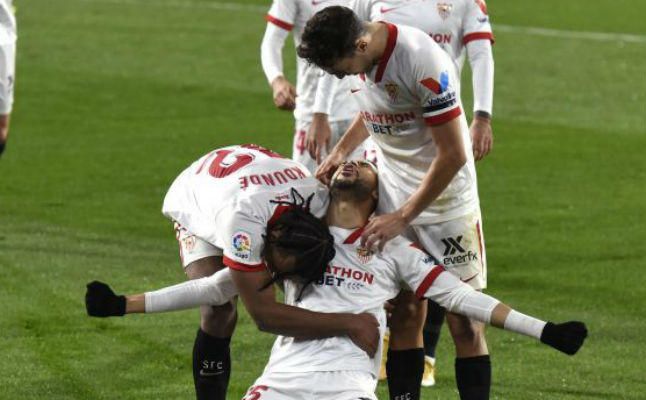 La 'V' casi perfecta del Sevilla para ponerse en su sitio