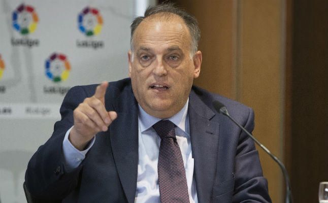 Tebas pone fecha para que haya público en los estadios y está próxima