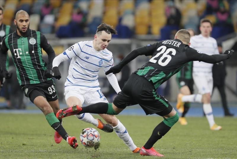 1-0. El Dinamo Kiev se apunta a la Liga Europa