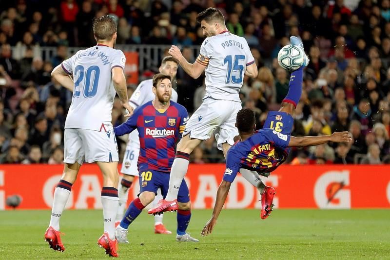 El Levante sorprendió al Barça en dos de sus últimas tres visitas al Ciutat