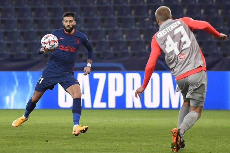 Carrasco: "La clave era no encajar, el primer gol fue muy importante"