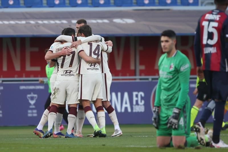 El Roma golea 5-1 al Bolonia sin Pedro Rodríguez