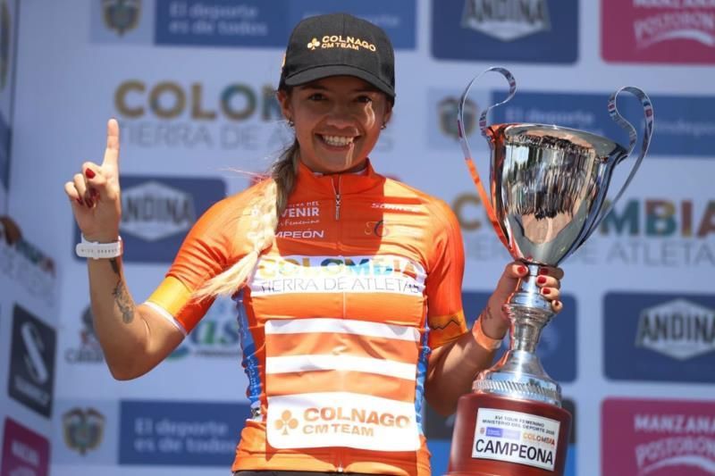 La colombiana Hernández gana el Tour Femenino; etapa final para chilena Muñoz