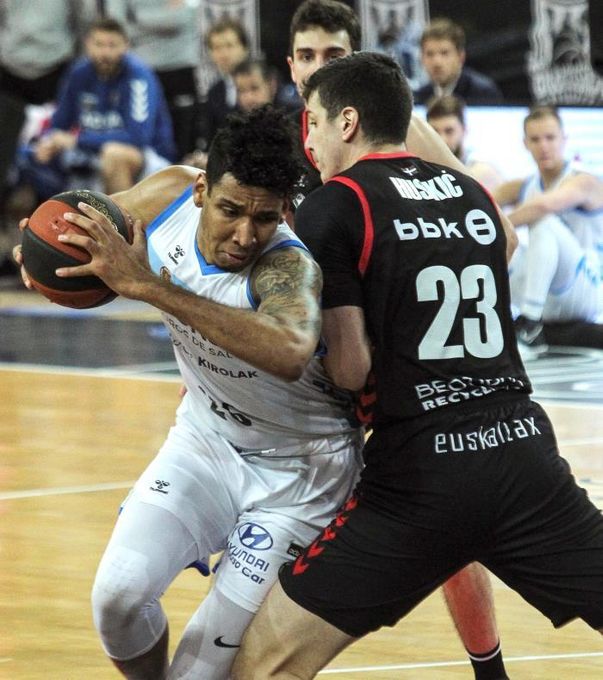 81-80. El Bilbao Basket gana un choque vital en el que GBC pierde a Echenique
