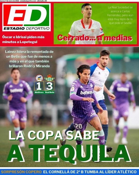 La portada de ESTADIO