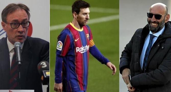 El precandidato que quiere a Monchi, ve a Messi fuera del Barcelona