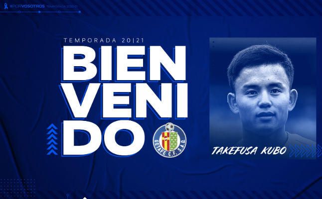 Getafe y Real Madrid hacen oficial la cesión de Kubo