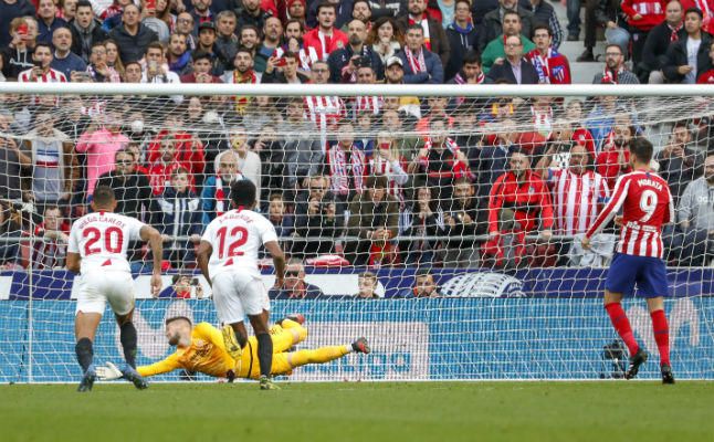 El aplazamiento da ventaja al Atlético contra el Sevilla