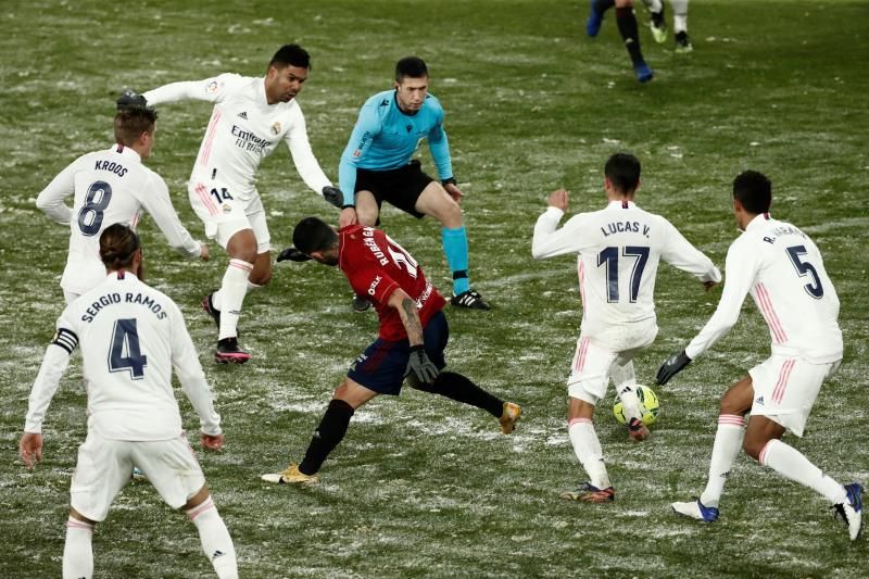 0-0. Osasuna y el frío congelan al Real Madrid