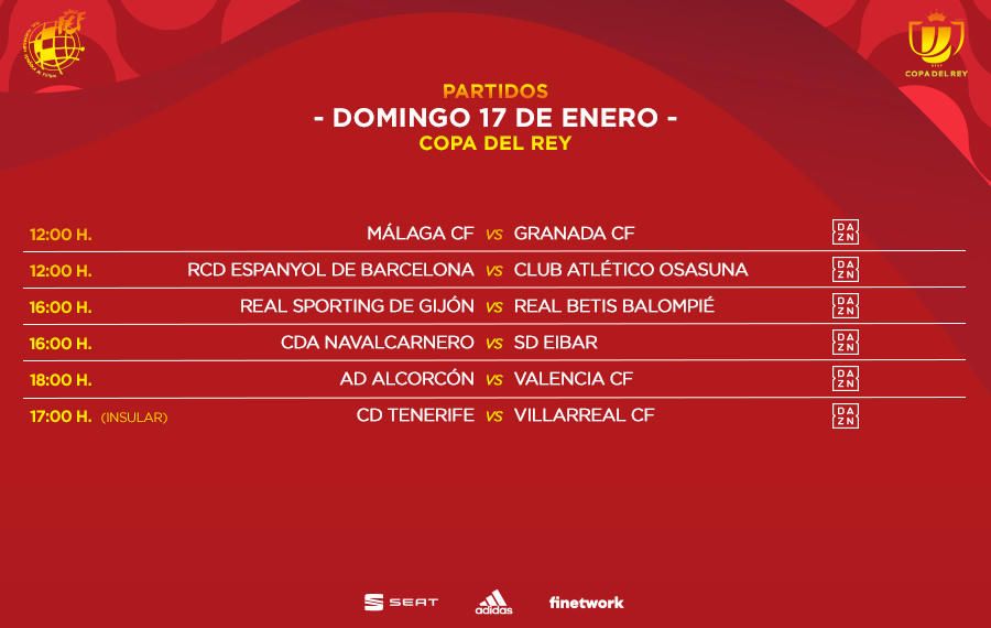 El Sporting-Betis de Copa del Rey ya tiene horario