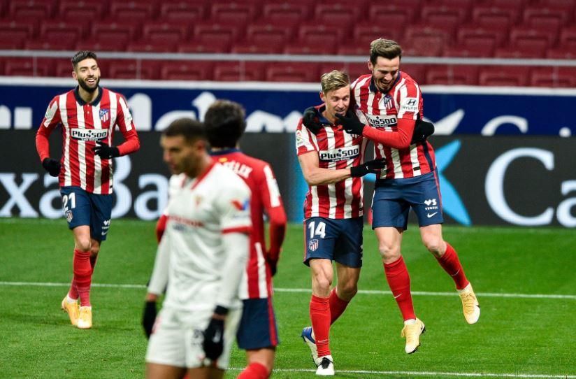 Atlético 2-0 Sevilla FC: El escalón ante el 'Campeón de invierno' es muy evidente