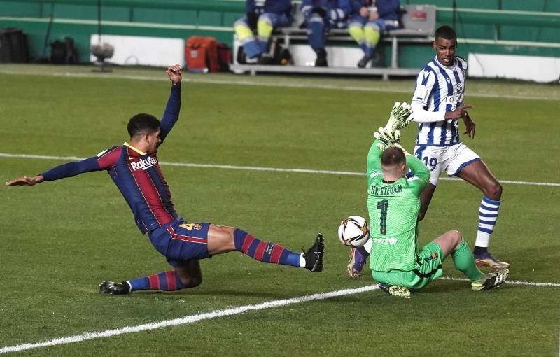 1-1. Ter Stegen mete al Barça en la final tras una tanda de penaltis