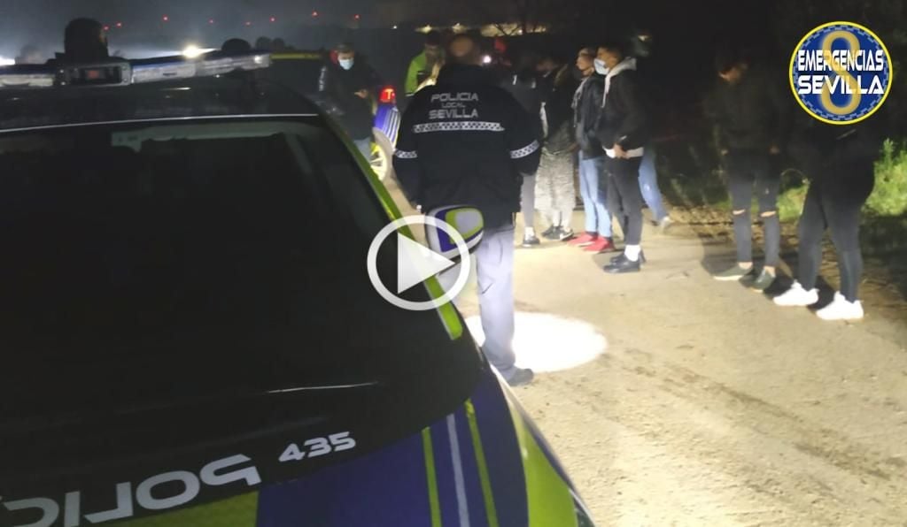 Detenidas 18 personas en una 'rave' en la antigua base militar de Alcosa