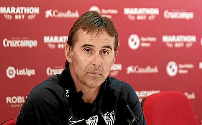 Lopetegui se resigna y asume "con naturalidad" el "enésimo contratiempo" de este Sevilla