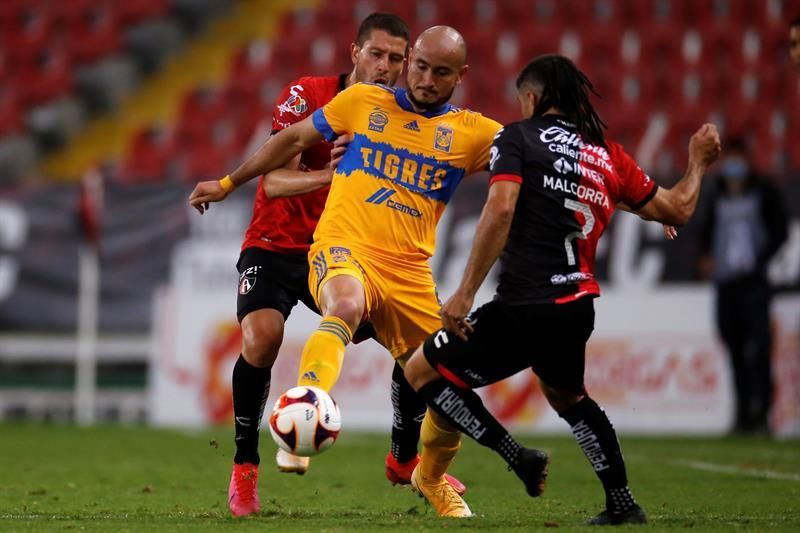 0-2. Tigres vence al Atlas y salta al tercer lugar del Clausura mexicano