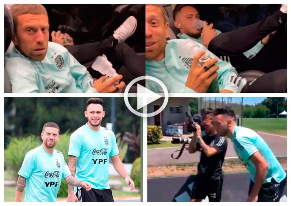 El Papu Gómez ya tiene en el Sevilla FC a un socio de bromas... y 'sufrimientos'