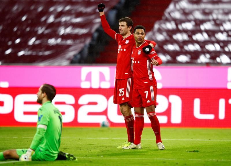 El Bayern golea al Hoffenheim y el Gladbach se deja dos puntos