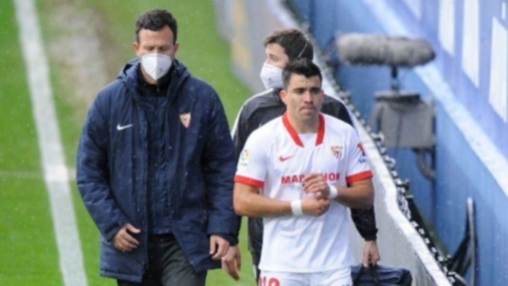 Lesión "seria" de Acuña y parte de guerra "duro" para la "final" con el Almería