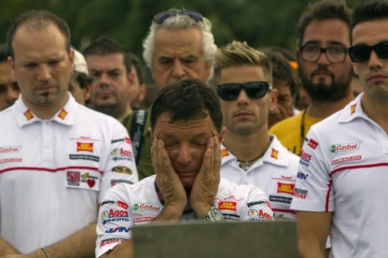 El italiano Fausto Gresini continúa con su lenta pero constante recuperación
