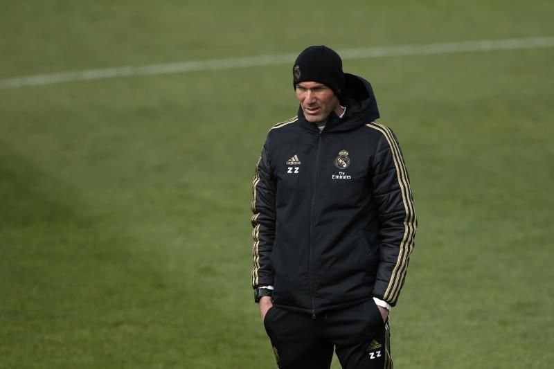 Zidane se reincorpora a los entrenamientos del Real Madrid
