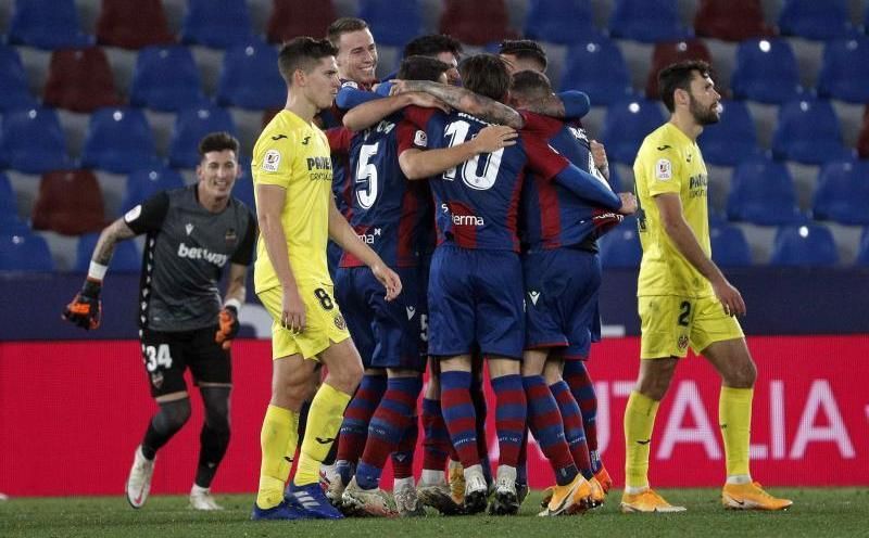 1-0. Roger y Cárdenas llevan al Levante a semifinales a costa del Villarreal de Emery