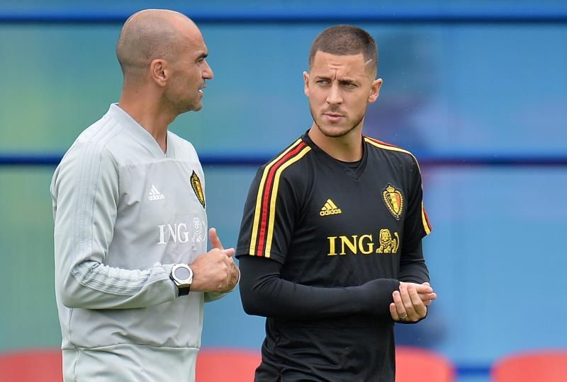 Roberto Martínez: "Hay que dejar de ser abrumadoramente negativos con Hazard"