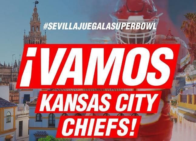 La leyenda urbana de la bandera de los Chiefs como homenaje a Sevilla