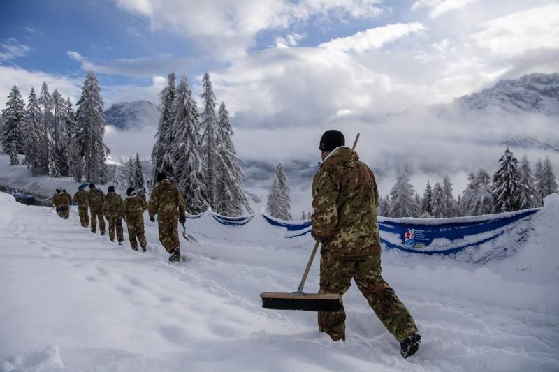 Aplazada la combinada femenina de Cortina d'Ampezzo por la intensa nevada