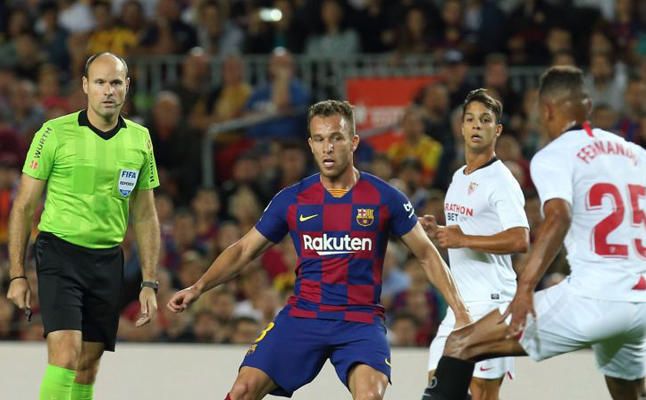 Mateu Lahoz se estrena esta campaña con el Sevilla en Copa ante el Barça