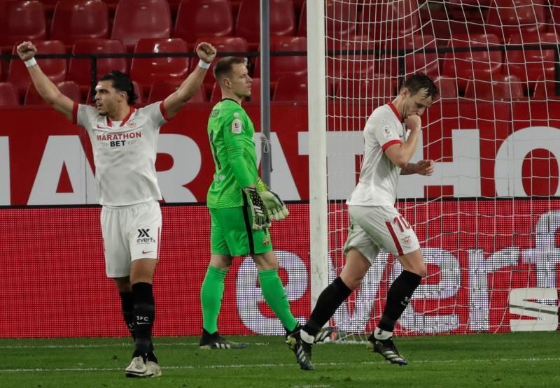 El Sevilla pasó ronda 11 de las 15 veces que defendió un 2-0 en Copa